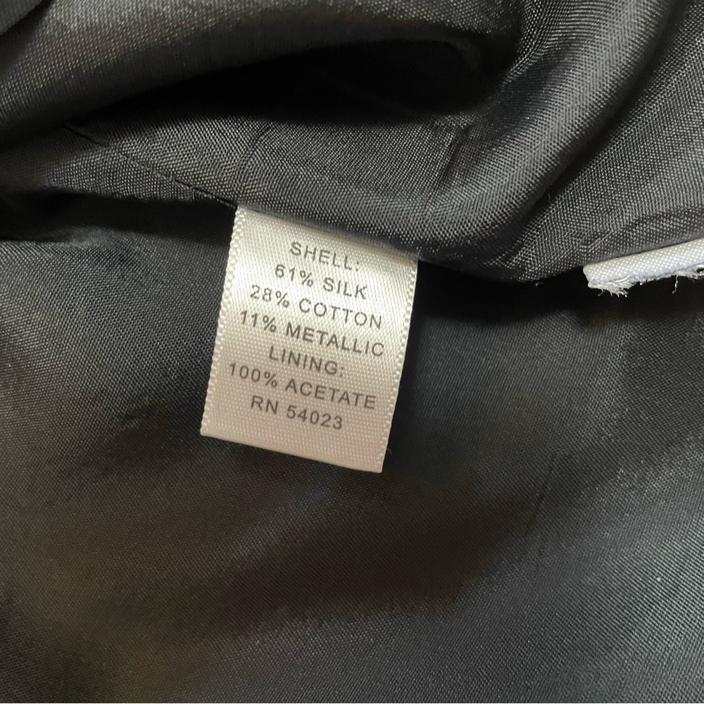 New Banana Republic Black Silk Blend Sleeveless Shift Dress Size 6 - Picture 8 of 10